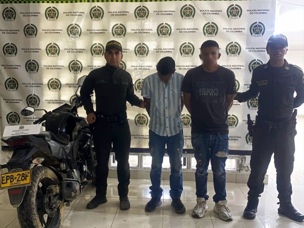 Cuando hurtaban una motocicleta fueron capturados dos hombres en Pitalito