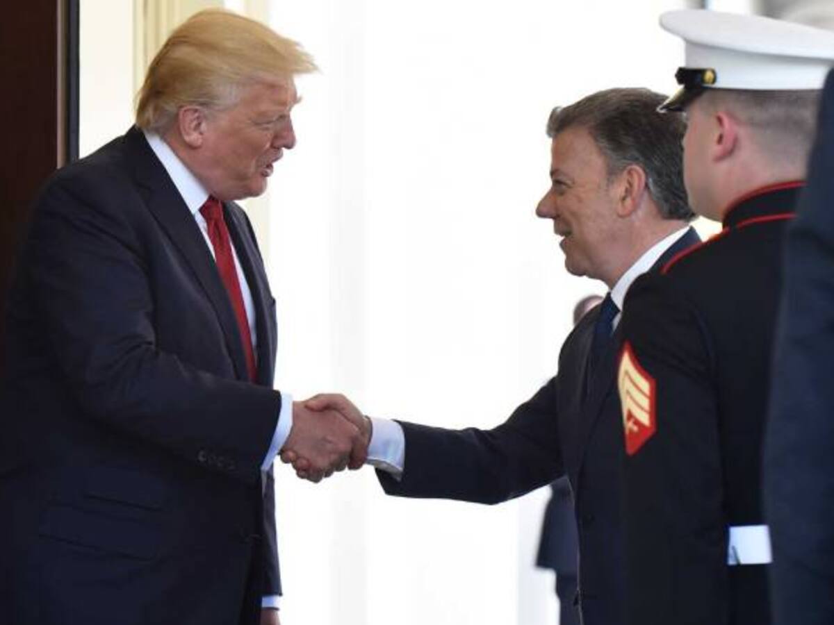Presidente Trump visitará Colombia en abril