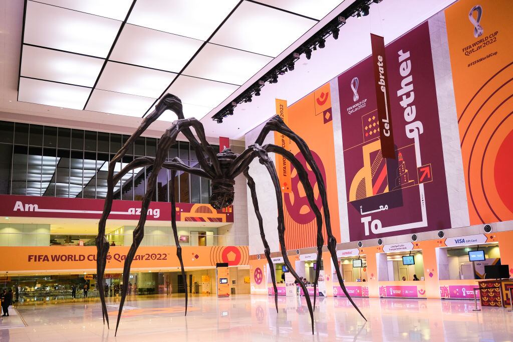 Centro de Convenciones del Mundial de Qatar (Photo by Liu Lu/VCG via Getty Images)