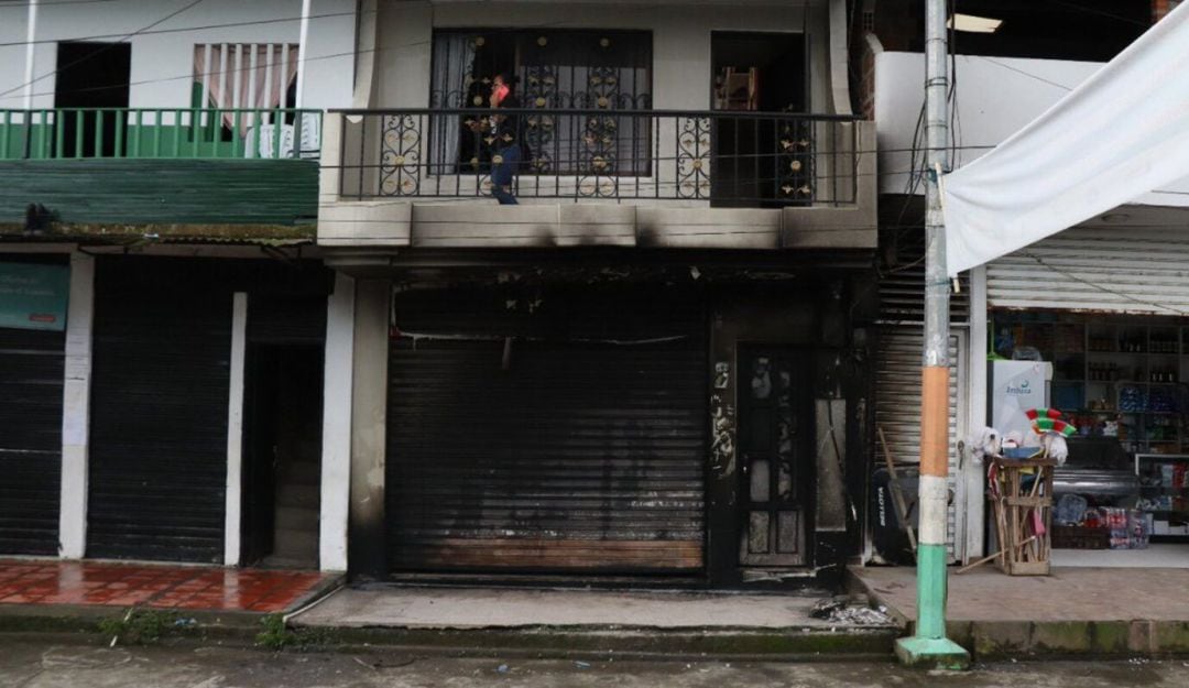 Vivienda del suspendido alcalde del municipio de El Charco, Víctor Candelo Reina