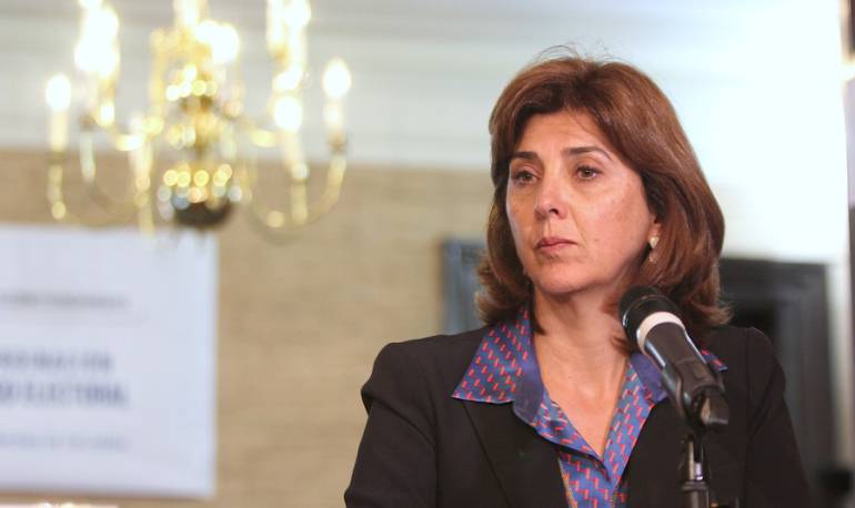 Ministra de Relaciones Exteriores Maria Angela Holguin