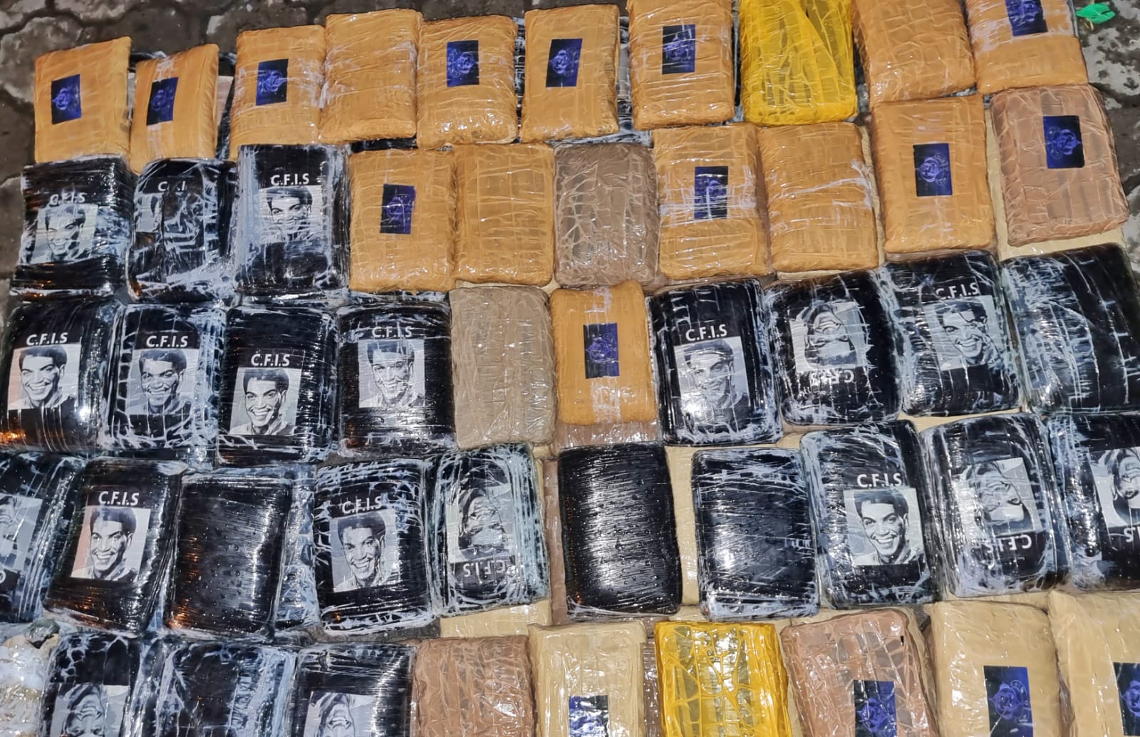 Incautación de marihuana en el pacífico. Foto: Armada Nacional