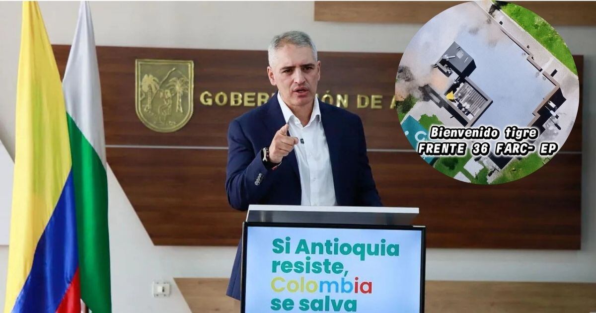 Gobernador de Antioquia, Andrés Julián Rendón, refiriéndose a video, tras ataque en Guadalupe
