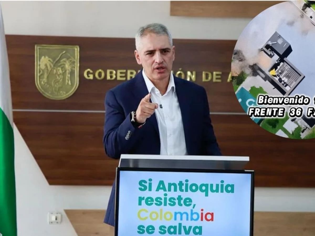 Gobernador de Antioquia tras ataque del frente 36: “Ya se les fue Petro que los trató como angelitos