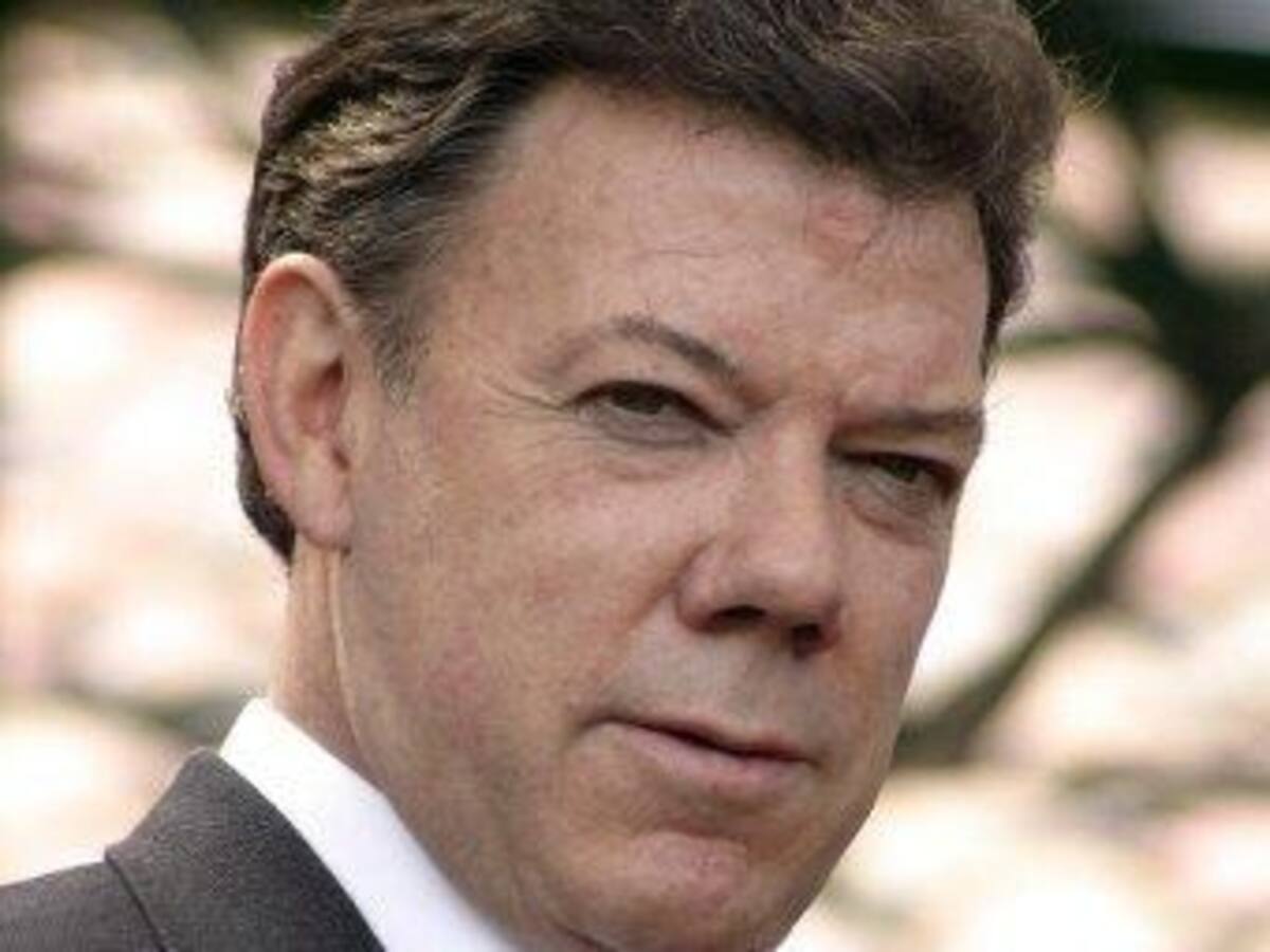 El 64% de los colombianos tienen una imagen favorable Santos, según Gallup