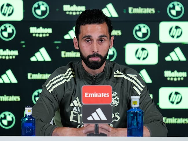 Álvaro Arbeloa, DT del Real Madrid, en la rueda de prensa previa al Clásico. (Photo By Dennis Agyeman/Europa Press via Getty Images)
