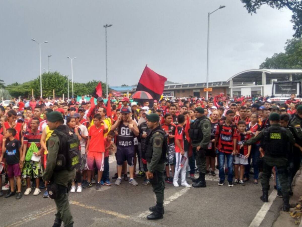 Gran recibimiento al Cúcuta Deportivo en su regreso a la ciudad