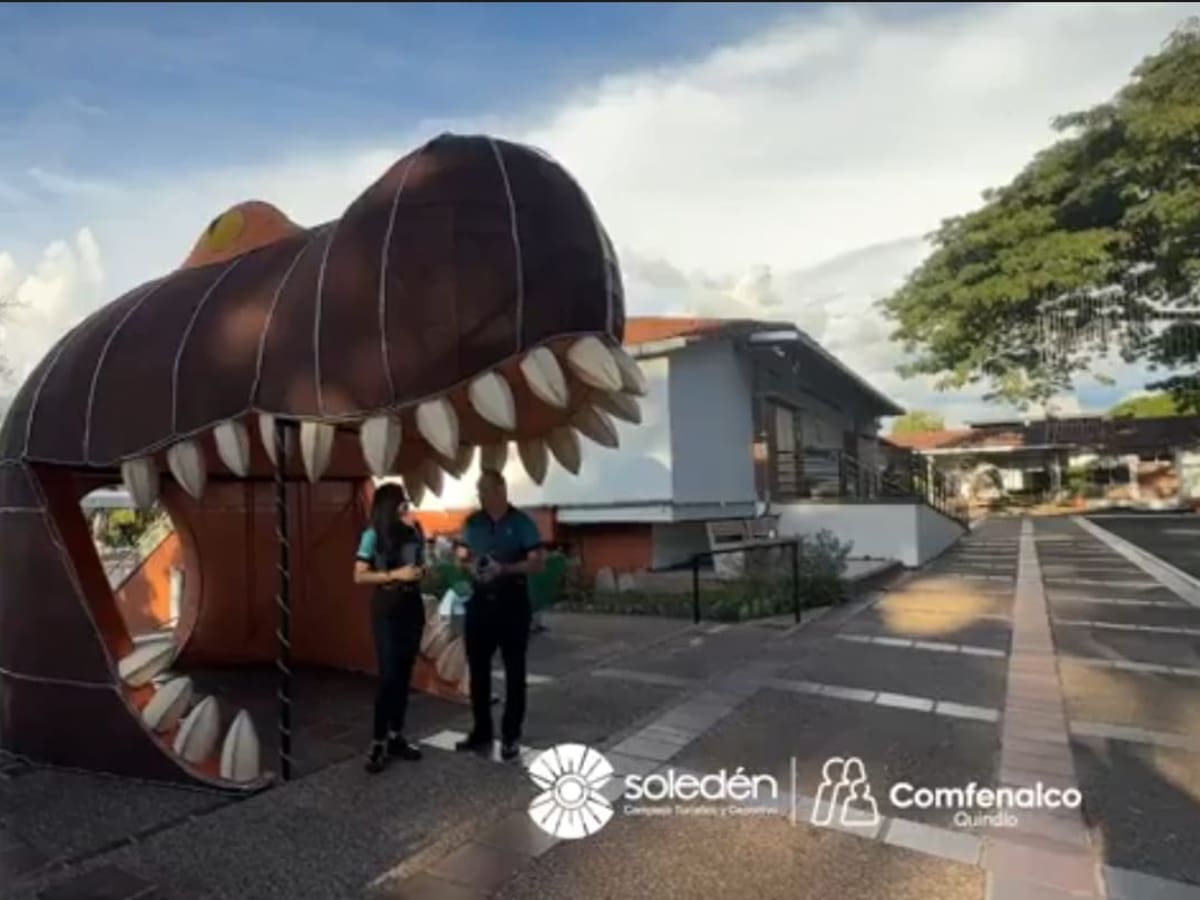 Una Expedición Jurásica, Mágica Navidad Soledén de Comfenalco Quindío, plan recomendado en navidad