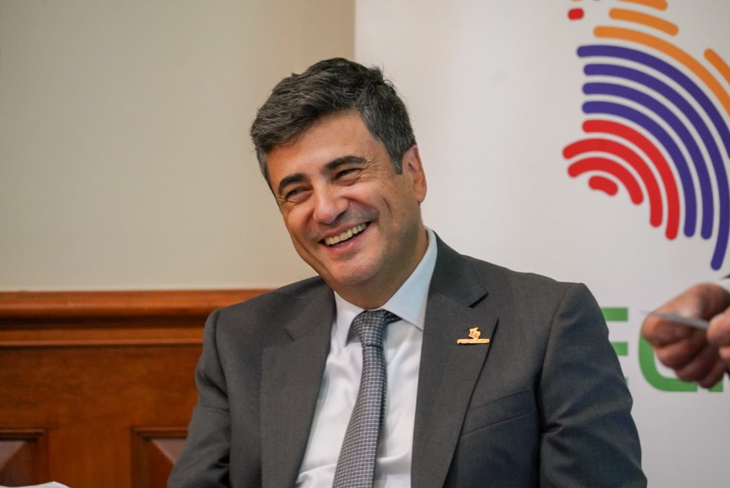 William Álzate Rincón, presidente de Fedecajas. Foto: cortesía Fedecajas.