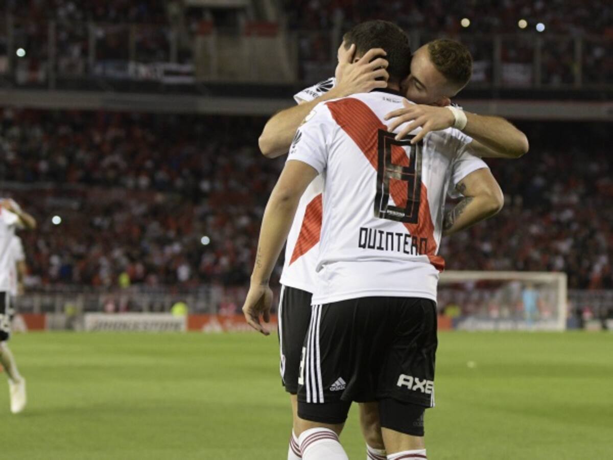 Colombia presente: River clasificó con goles de Quintero y Borré