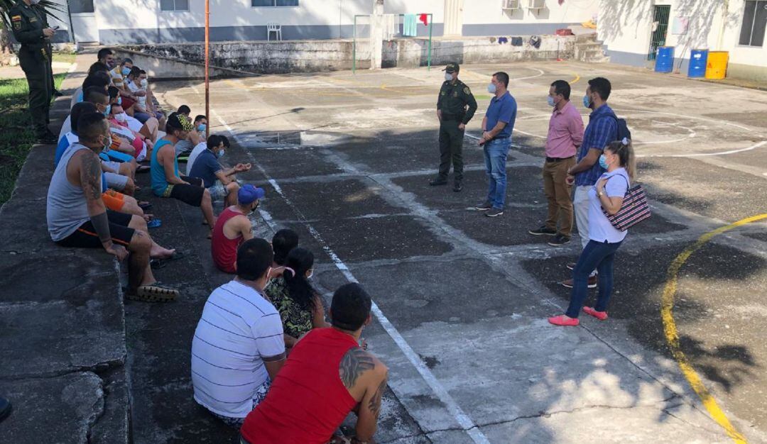 Los detenidos están en la estación del municipio de Honda.
