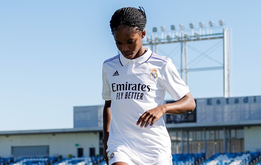 Linda Caicedo en su presentación con el Real Madrid Femenino / @realmadridfem