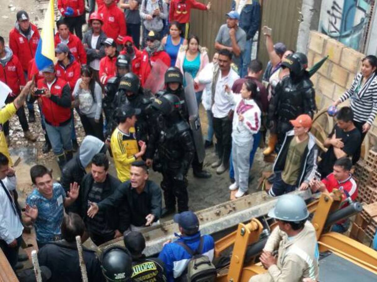 Inició desalojo en el barrio Vereditas de Kennedy