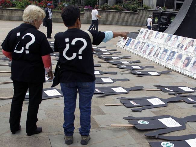 Ciudadanos conmemoran el Día de los Desaparecidos en Colombia 