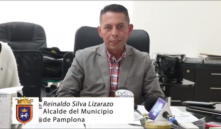 Alcalde del municipio de Pamplona Reinaldo Silva Lizarazo