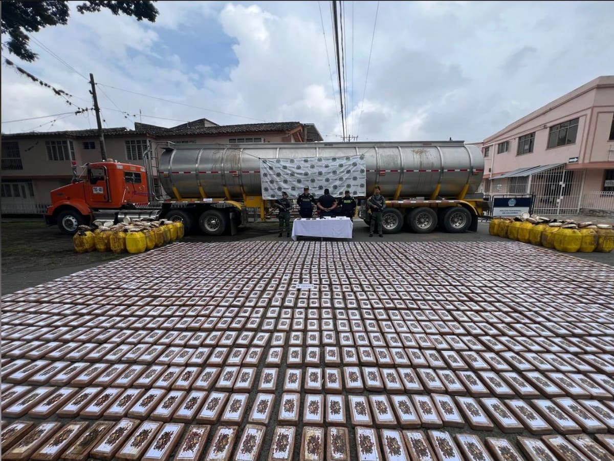 Incautan más de 1,4 toneladas de cocaína en zona rural de Palmira