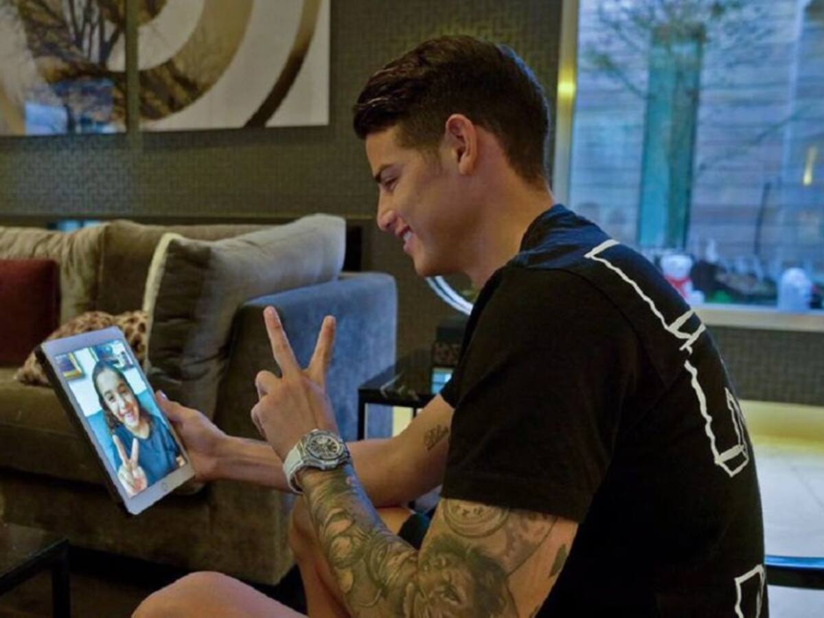 El sentido mensaje de James Rodríguez de prevención contra el coronavirus