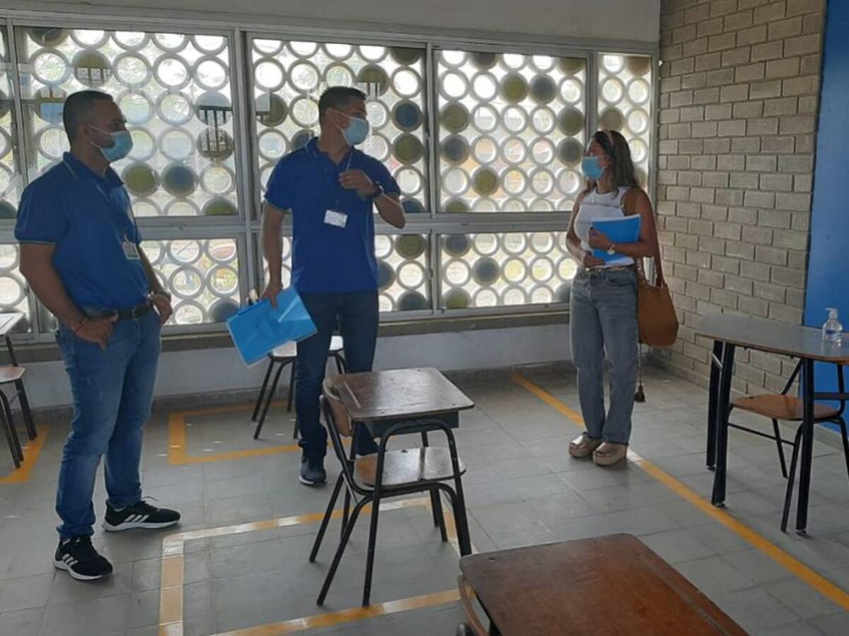 En Montería dos colegios iniciaron clases con alternancia educativa
