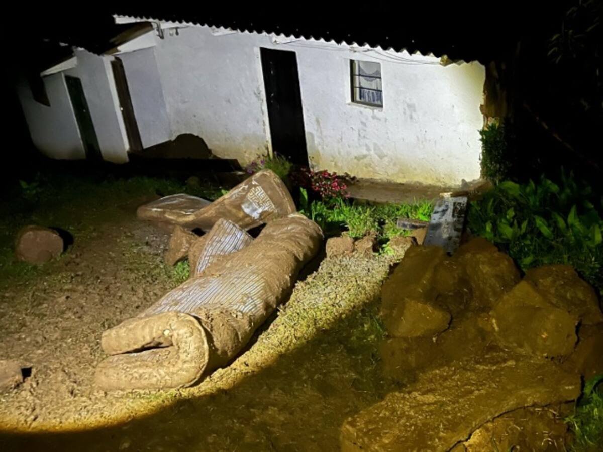 Una niña murió tras un deslizamiento de tierra en San Sebastián, Cauca
