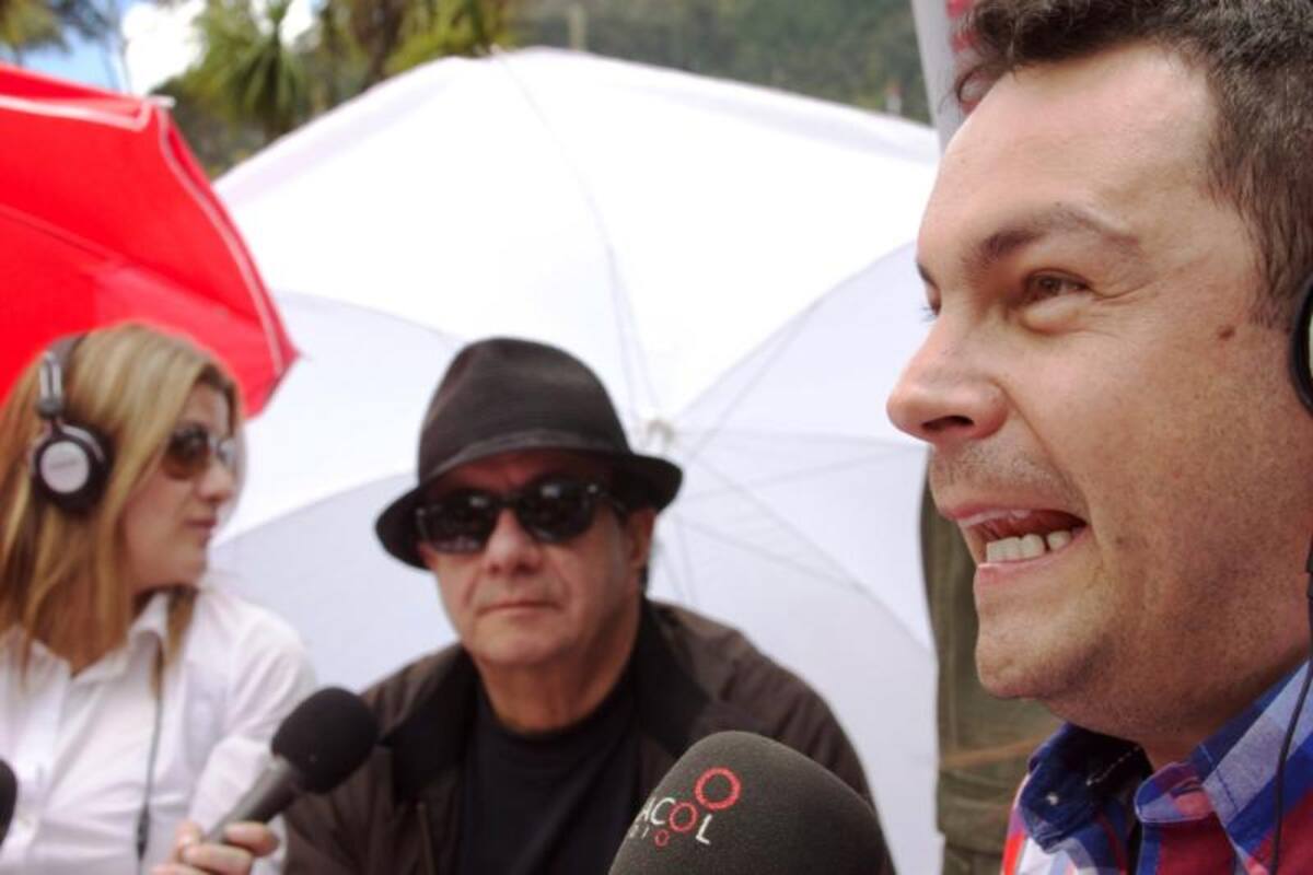 Diana montoya, Carlos Duque y Andrés López en el pícnic de A vivir que son dos días