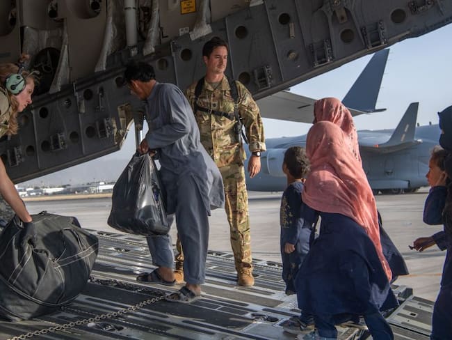 Evacuaciones de ciudadanos y aliados afganos en Kabul