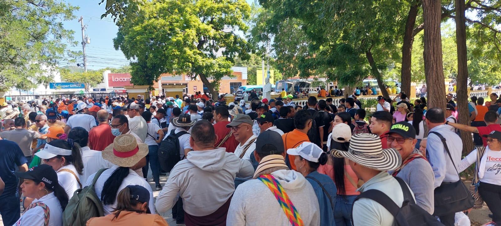 Samarios y magdalenenses acompañan la marca del 27 de septiembre del 2023