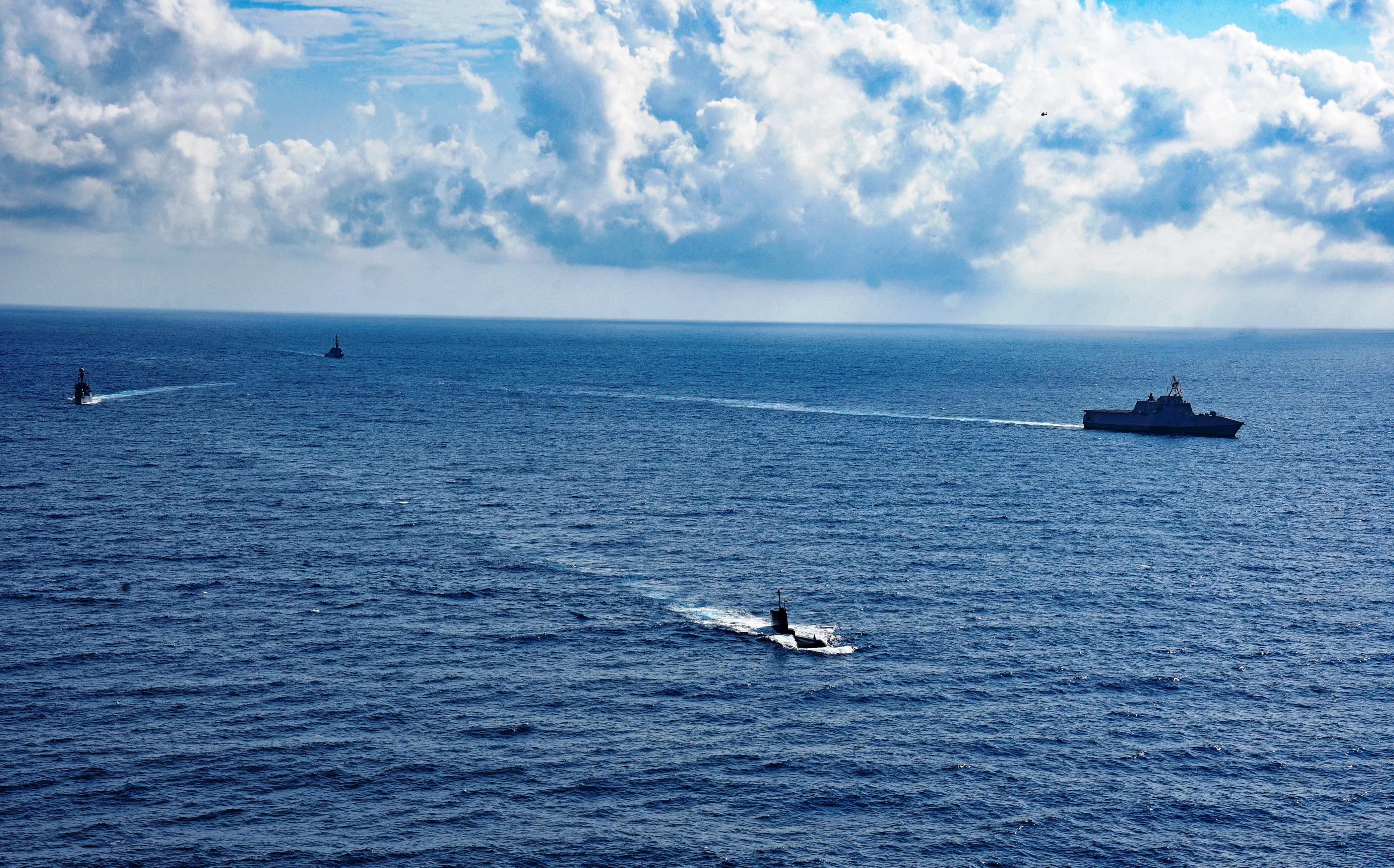 Armada de Colombia realiza ejercicios de entrenamiento naval con Estados Unidos