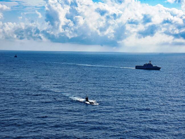 Armada de Colombia realiza ejercicios de entrenamiento naval con Estados Unidos