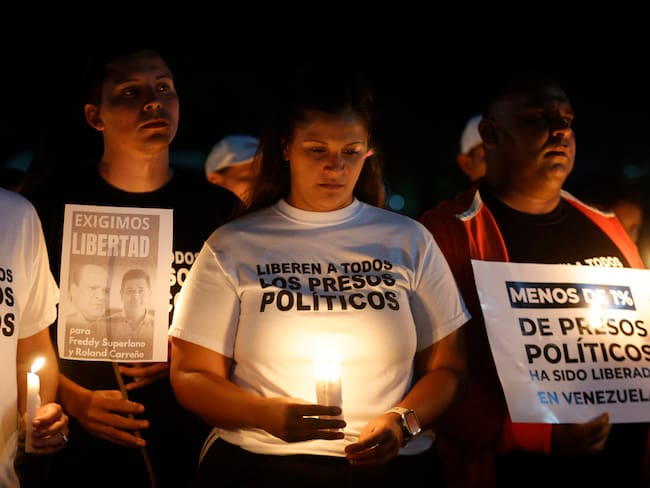 Presos políticos en Venezuela. Foto: Pedro MATTEY / AFP.