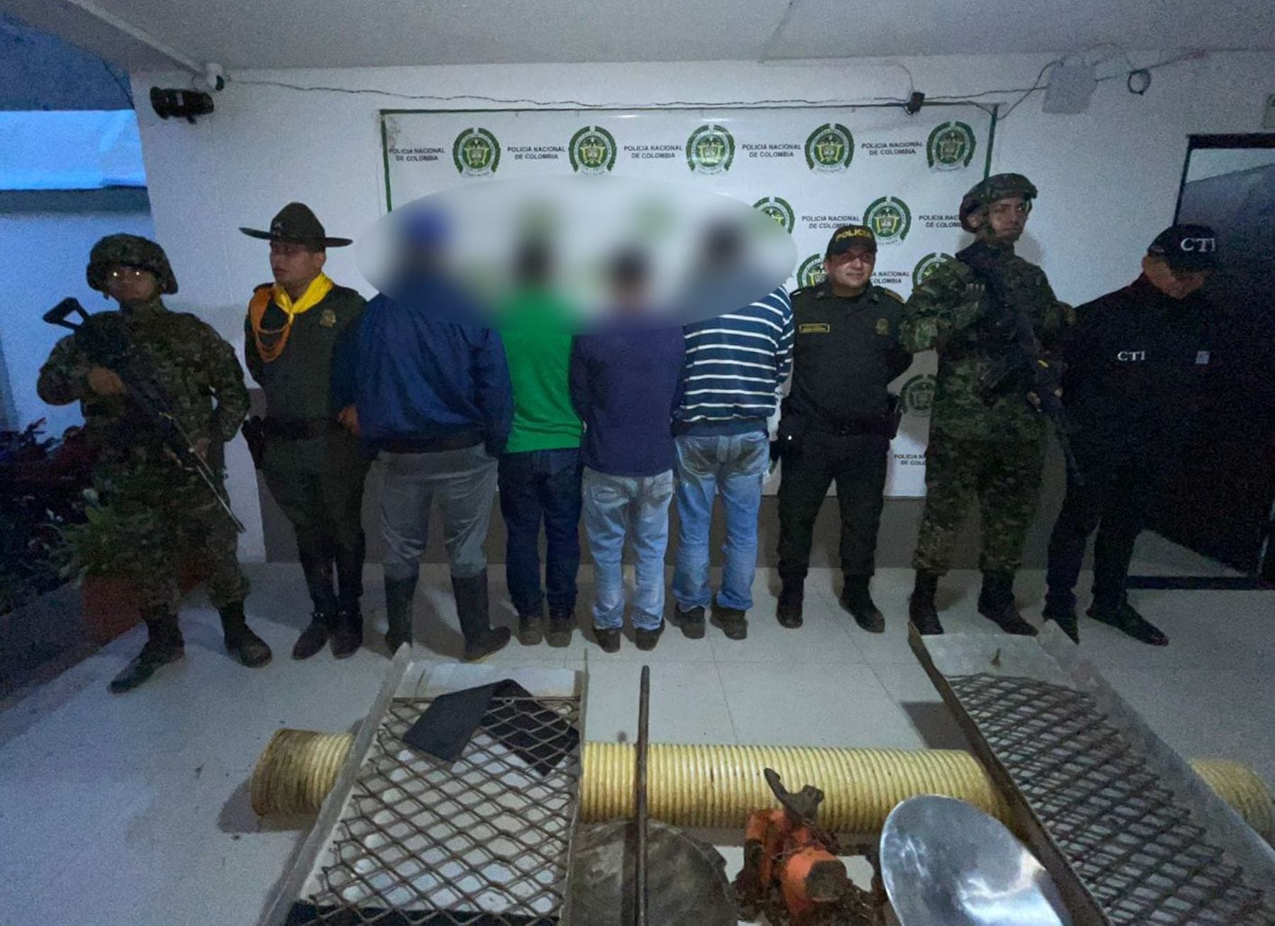 Desarticulan grupo dedicado a la minería ilegal en el municipio del Líbano, Tolima