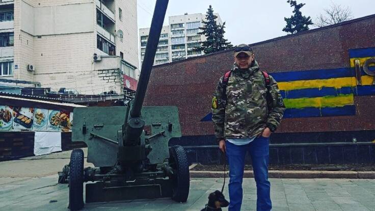 La historia del colombiano que se fue a la guerra en Ucrania por desamor