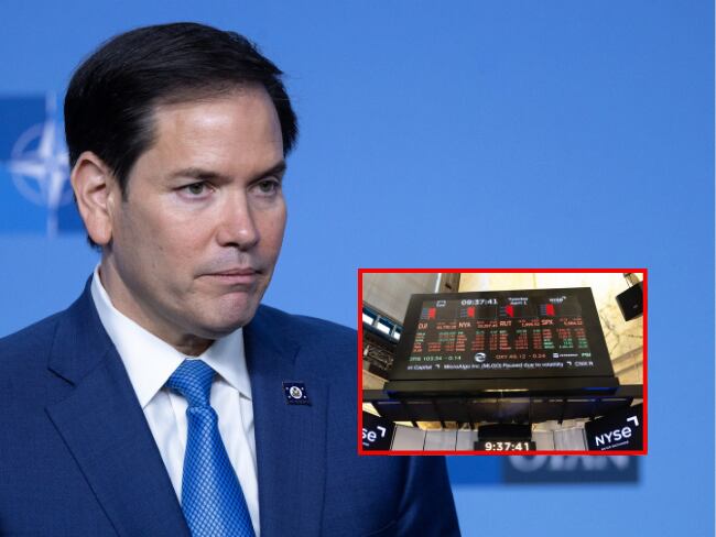El secretario de estado estadounidense Marco Rubio aseguró que "la economía no se está derrumbando", mientras las bolsas en el mundo abren en rojo.