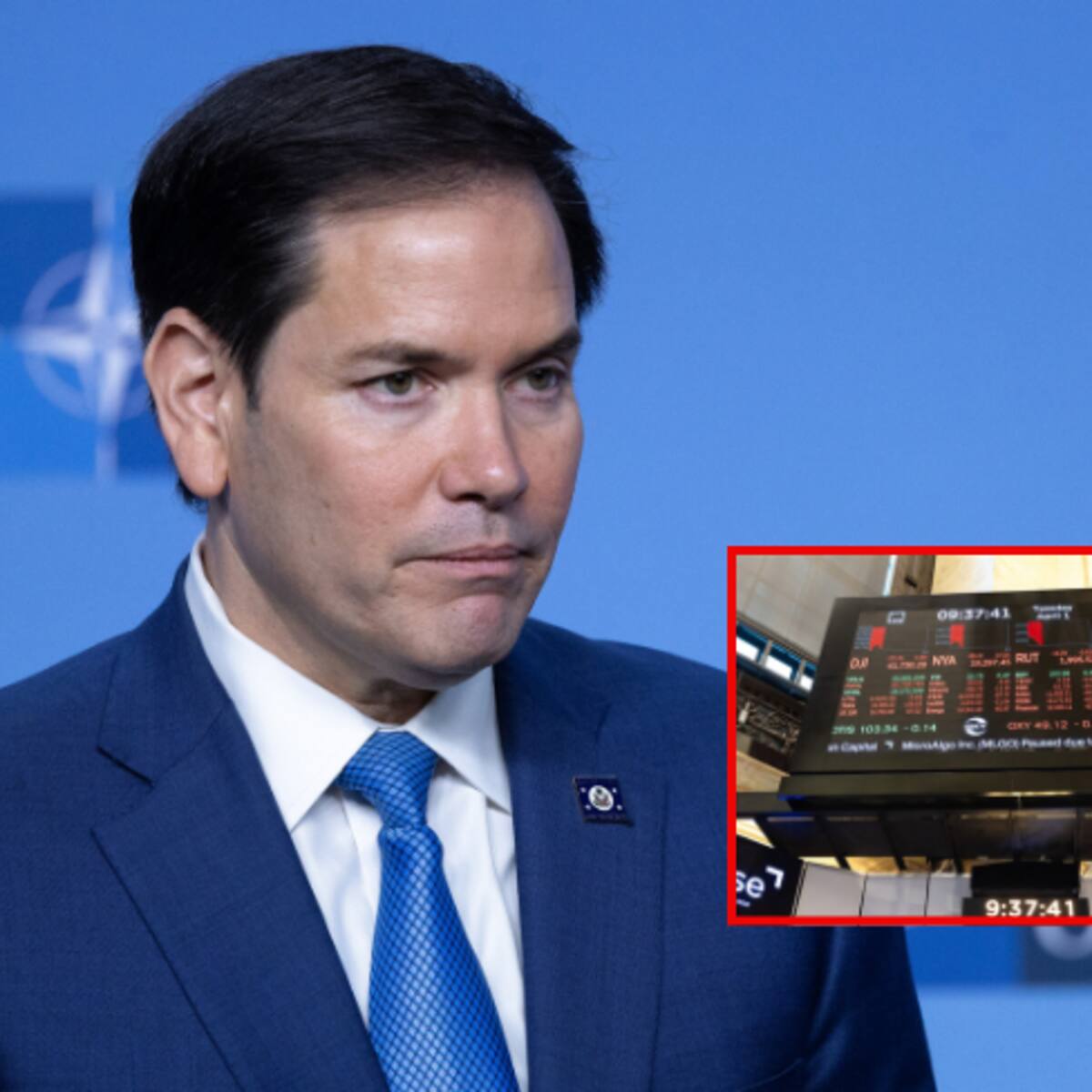 “Las economías no se están desplomando”, asegura Marco Rubio mientras las bolsas abren en rojo