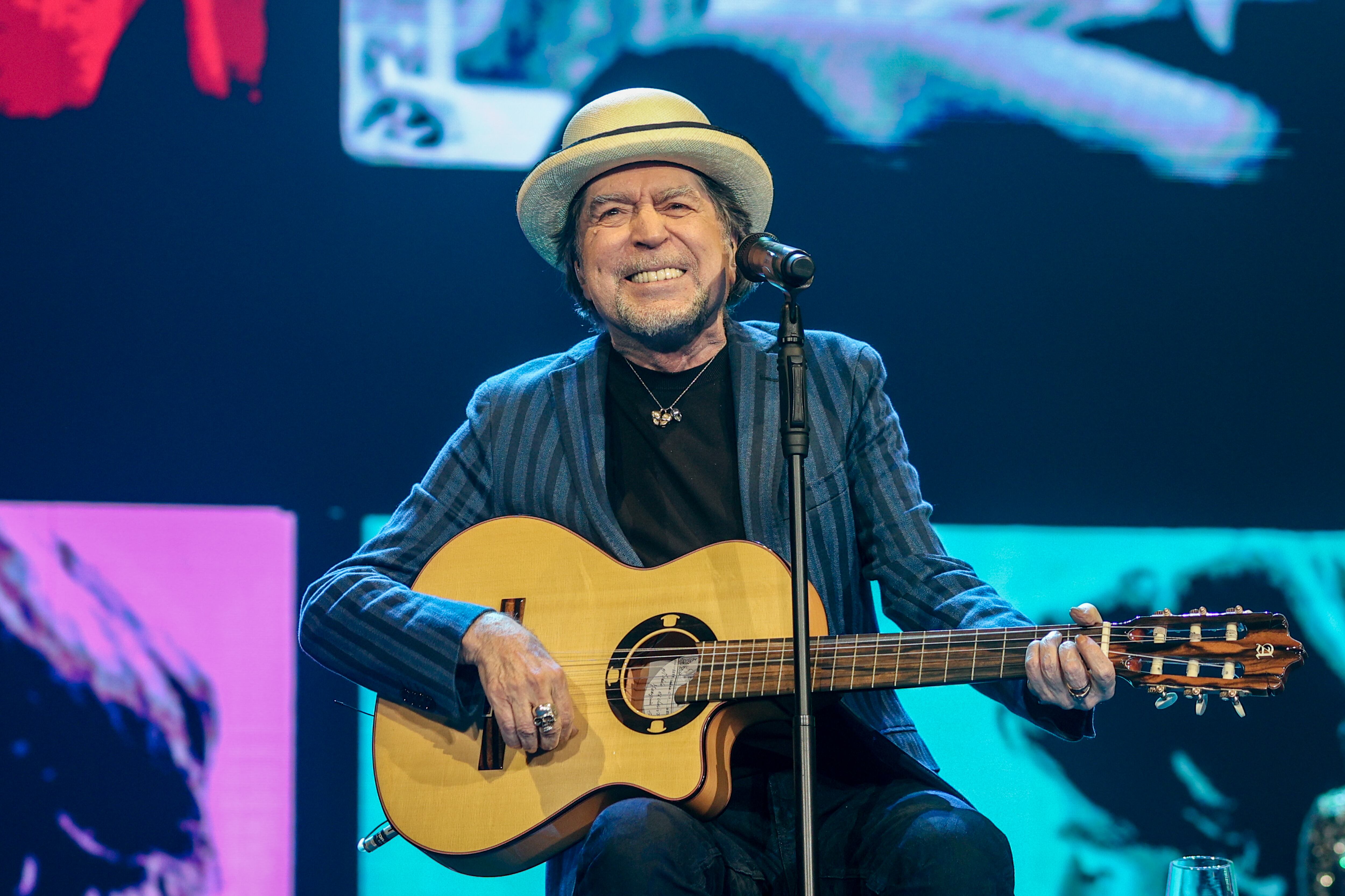 Joaquin Sabina en Madrid, Spain. (Ricardo Rubio/Europa Press via Getty Images)