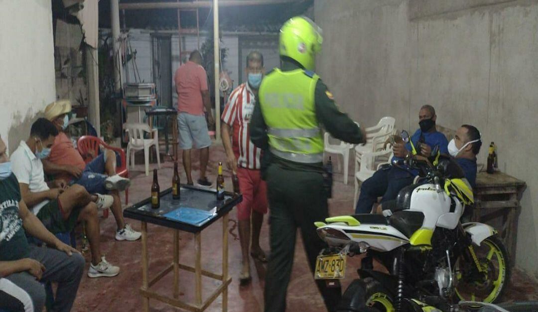 Operativos de la Policía del Atlántico en los municipios.