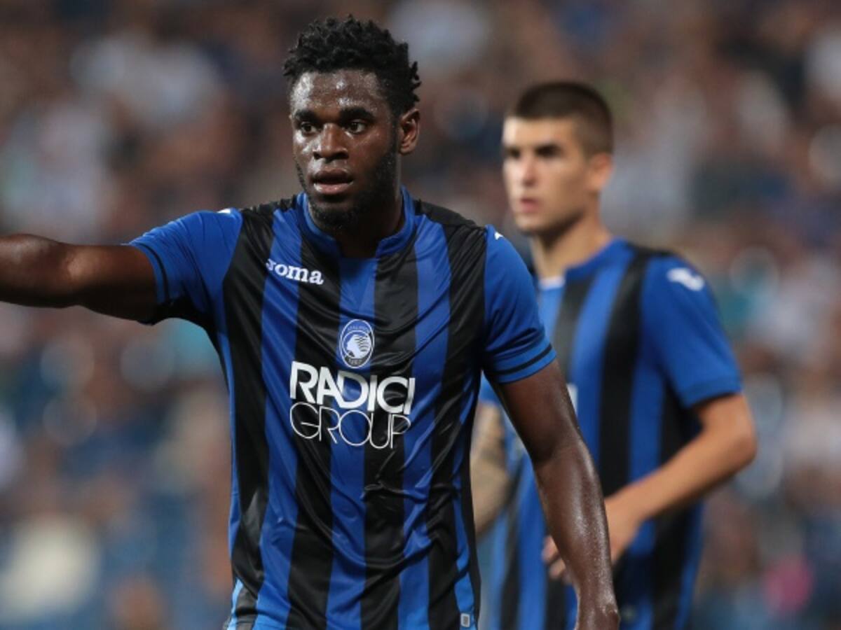 Duván Zapata fue titular con Atalanta en el empate 3-3 contra la Roma