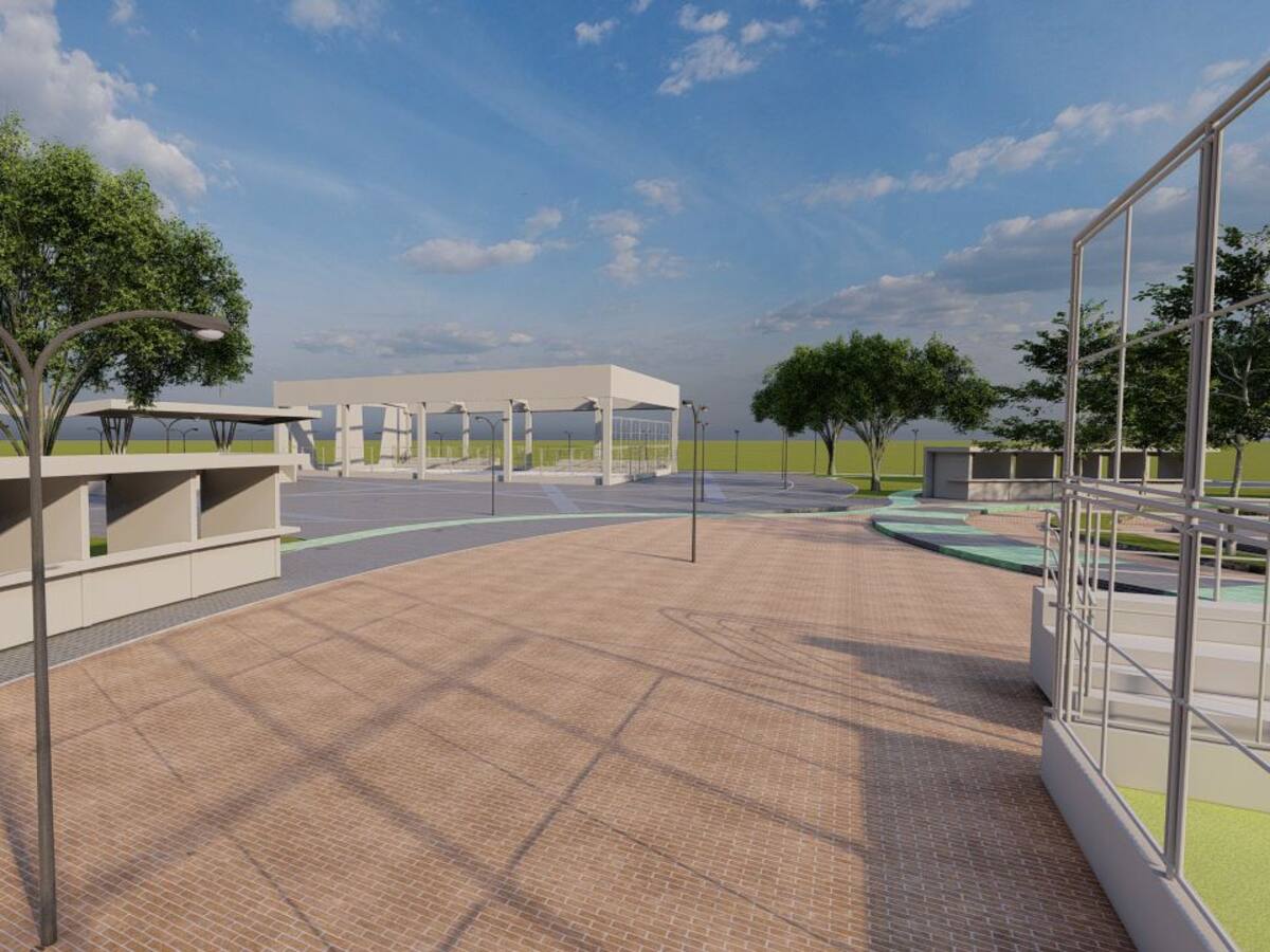 En diciembre se entregarán obras en parque central de San Pablo- Bolívar