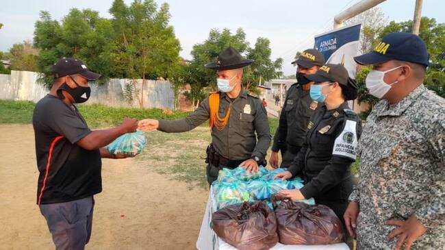 La actividad se realizó en el barrio Los Laureles del municipio de El Carmen de Bolívar