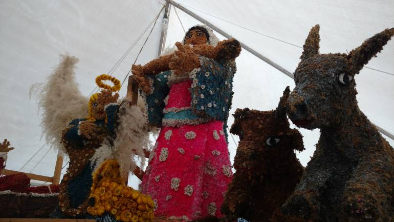 Viacrusis de los silleteros de Santa Elena.