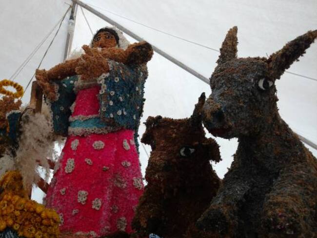 Viacrusis de los silleteros de Santa Elena.