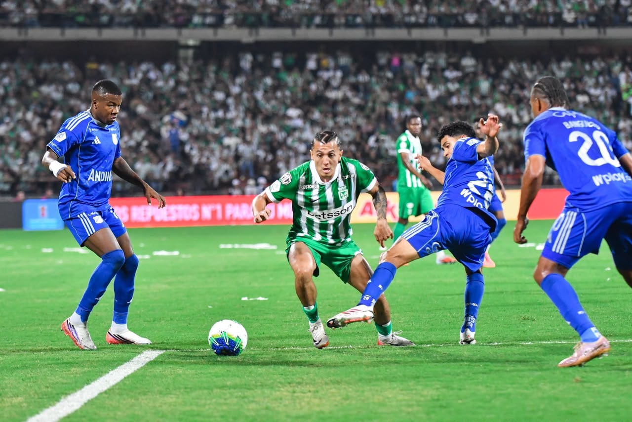 Nacional y Millonarios empatan en el clásico de la fecha: resumen del partido