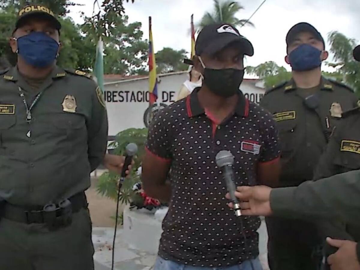 Capturado por agredir a un policía presentó disculpas públicas en Cartagena