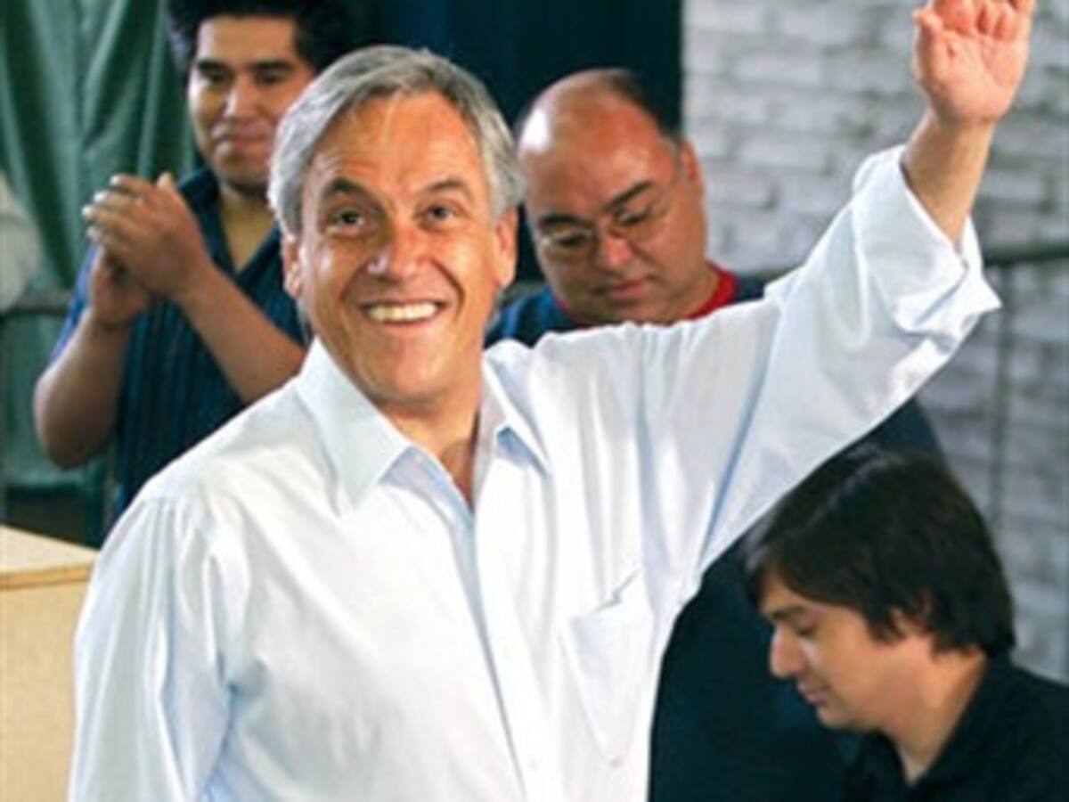 Piñera es el virtual ganador, en la primera vuelta, de las elecciones presidenciales en Chile