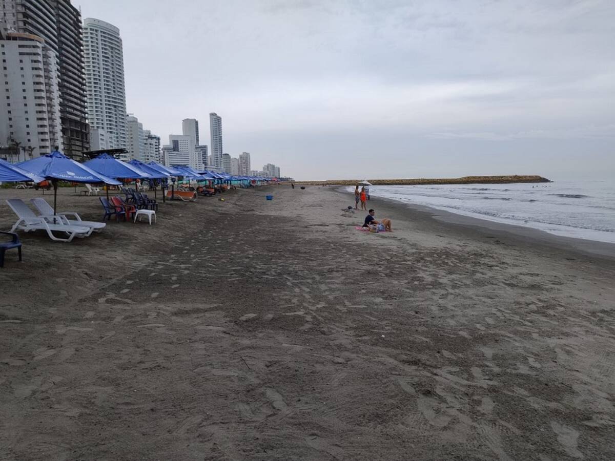 Protección costera: habilitado nuevo tramo de playa en Bocagrande