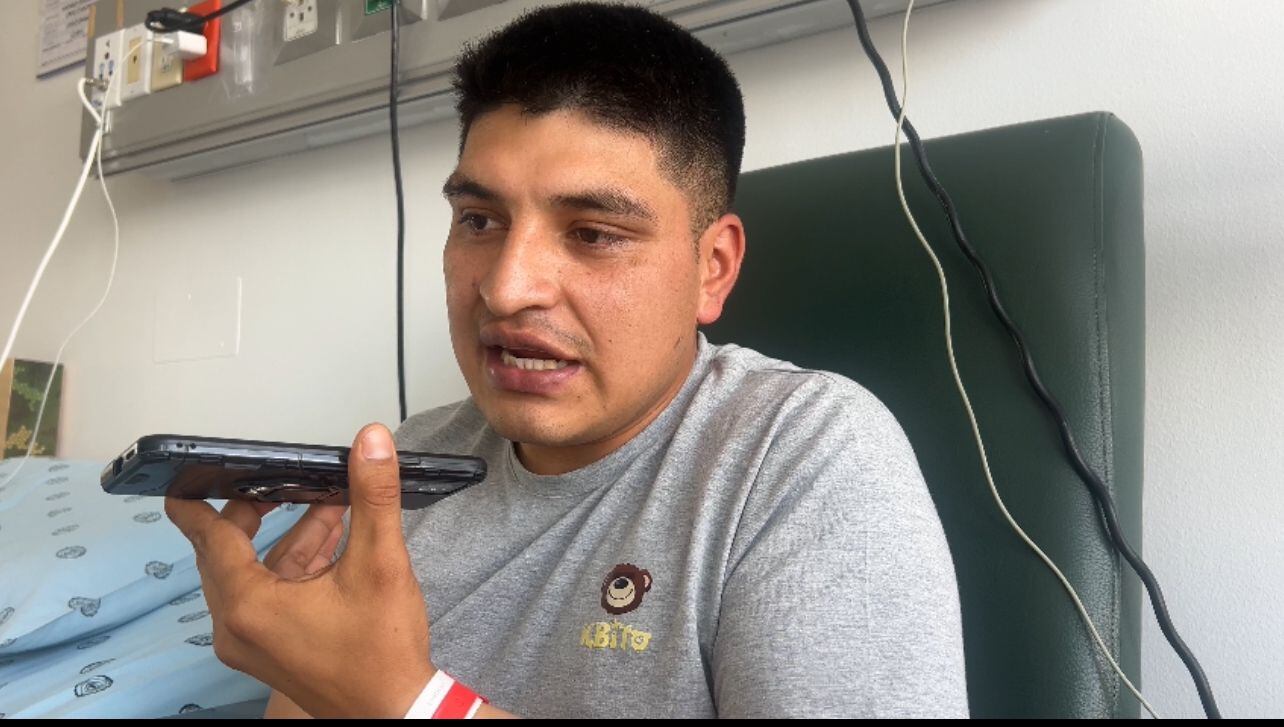 Teniente herido en el atentado terrorista del ELN, Andrés Cruz