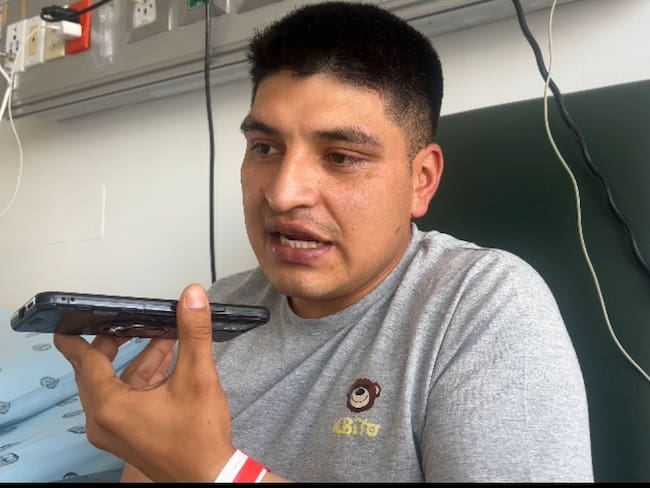 Teniente herido en el atentado terrorista del ELN, Andrés Cruz