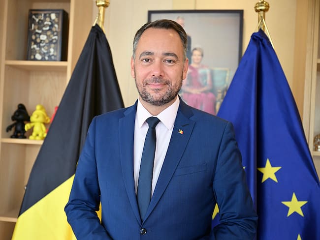 Maxime Prévot, vice primer ministro y ministro de Exteriores. Foto: Dursun Aydemir/Anadolu via Getty Images