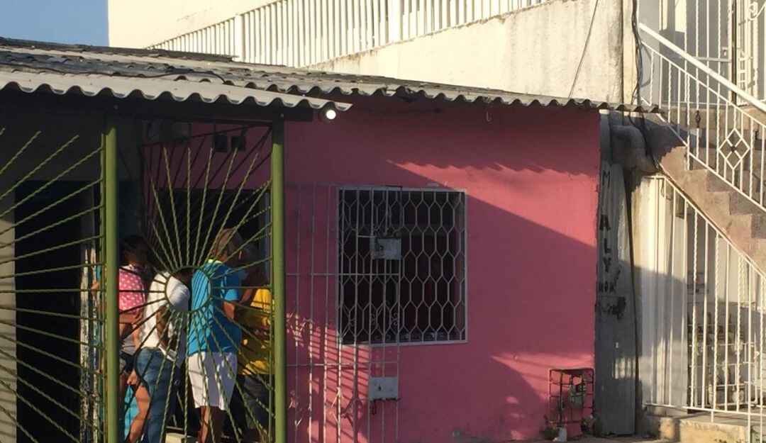 Vivienda donde fue encontrado muerto el menor de 11 años en el barrio Evaristo Sourdis al sur de Barranquilla.