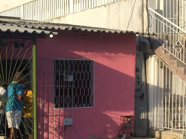 Vivienda donde fue encontrado muerto el menor de 11 años en el barrio Evaristo Sourdis al sur de Barranquilla.