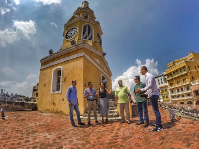 Torre del Reloj de Cartagena ya está lista para volver a marcar la hora